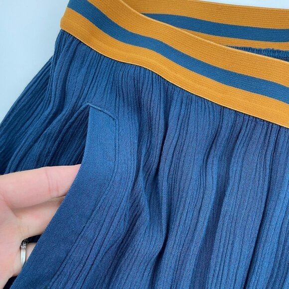 Matilda Jane Blue Crepe Pull On Pants Womens Size Large Pockets Lightweight - Picture 7 of 11